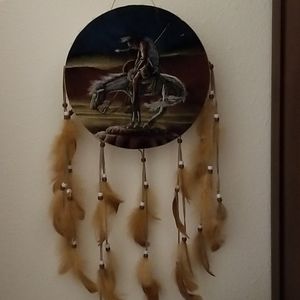 Native American drum dreamcatcher